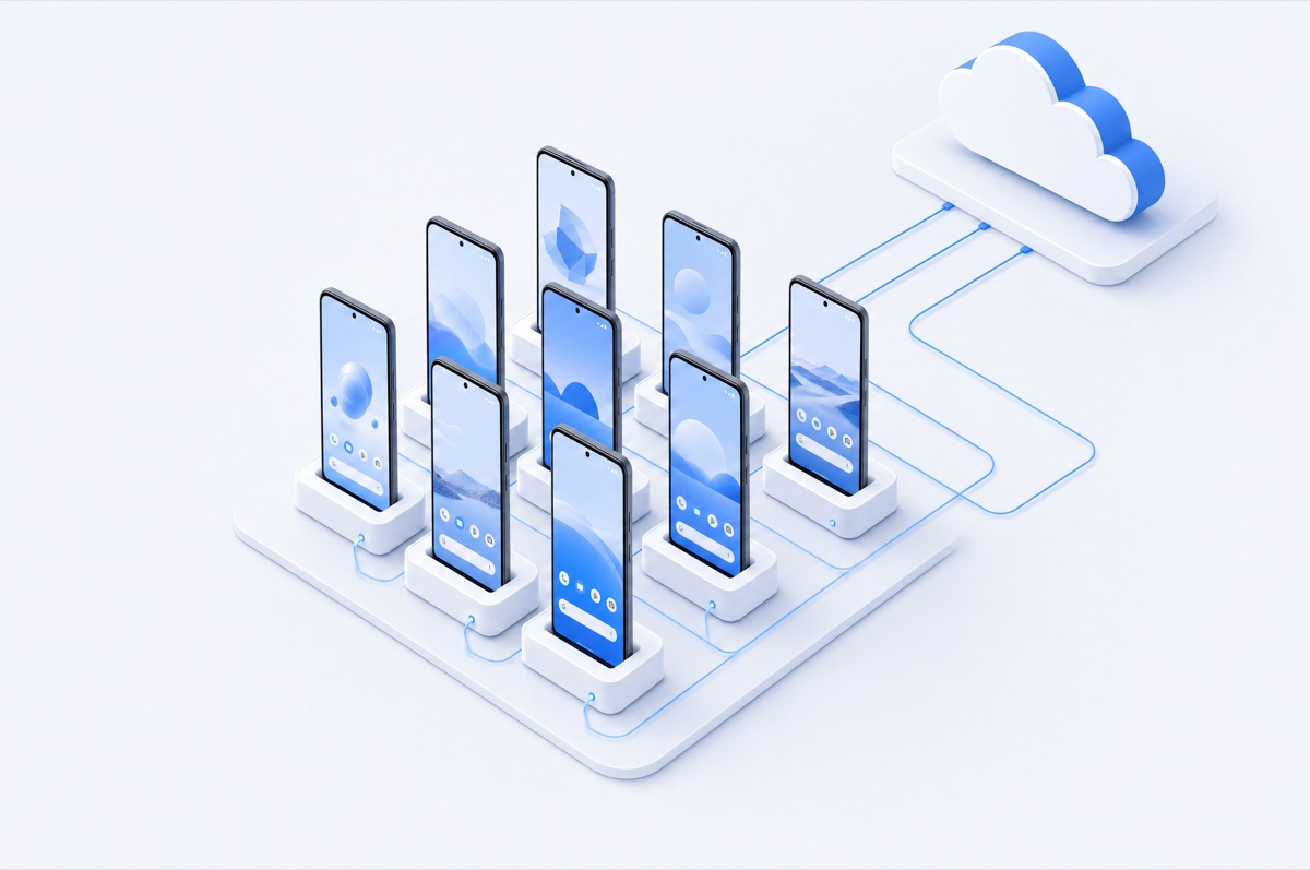 Rent a Real Android Phone Farm